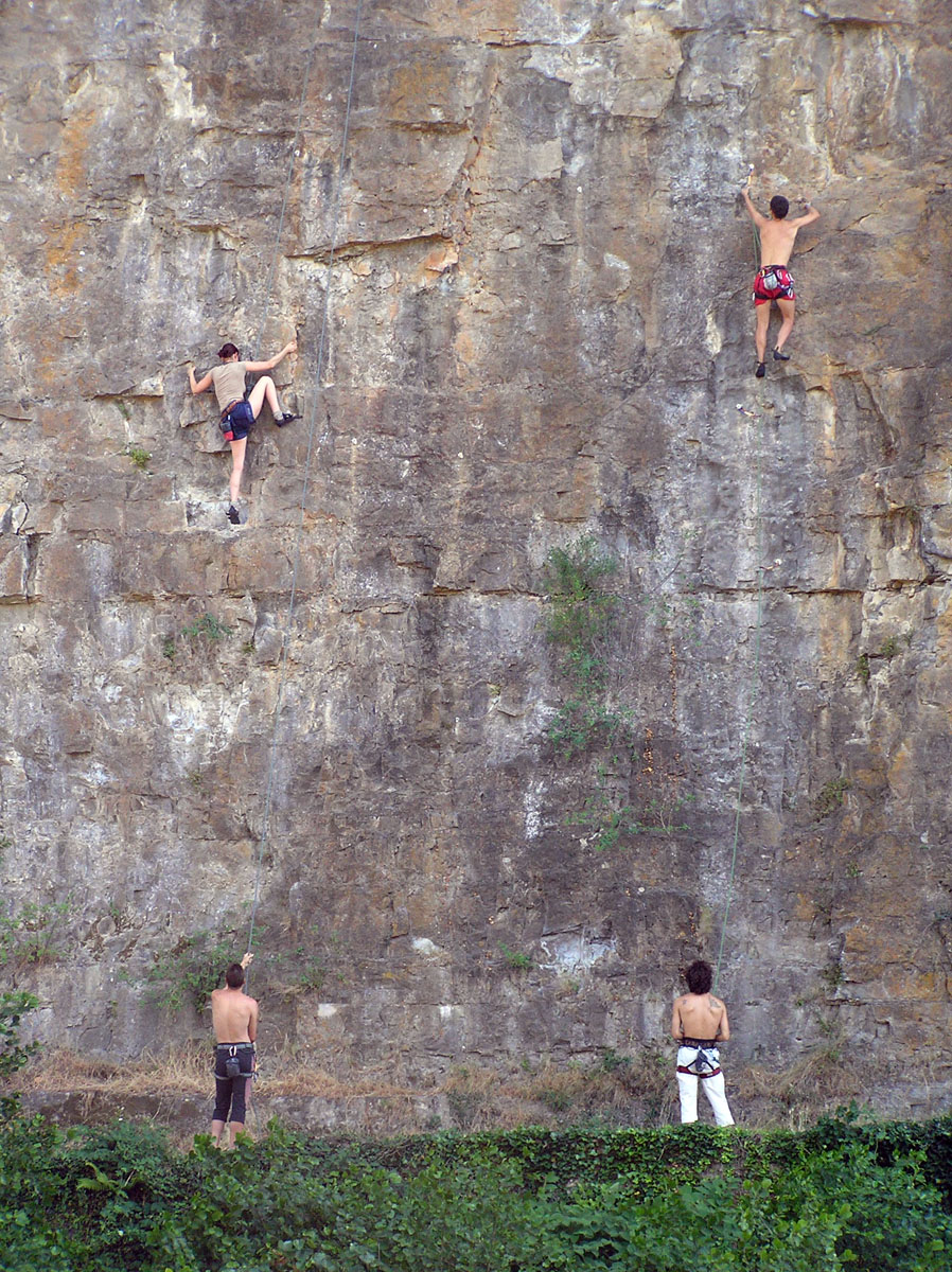Escalade à Mialet